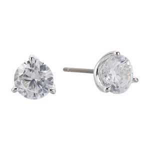 New KATE SPADE NEW YORK 3-Prong Crystal Stud Earrings